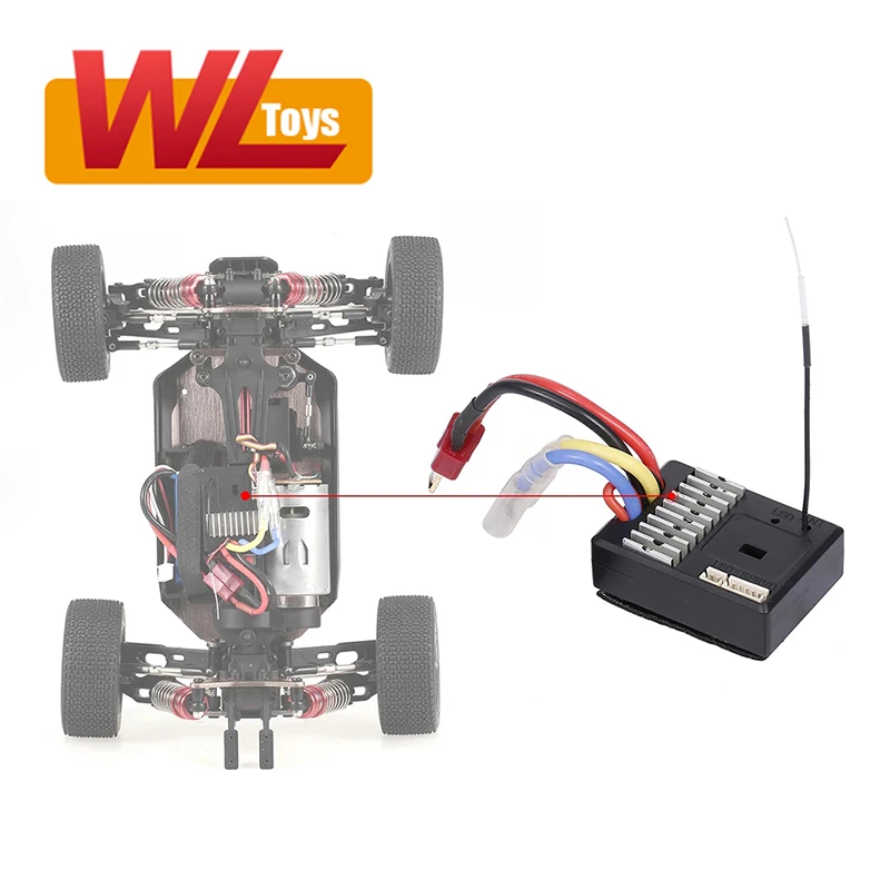 Wltoys-placa receptora de circuito XK144001/124019/124018, piezas de repuesto de coche el&eacute;ctrico de alta velocidad, fuera de derrape en carretera, Control remoto-0