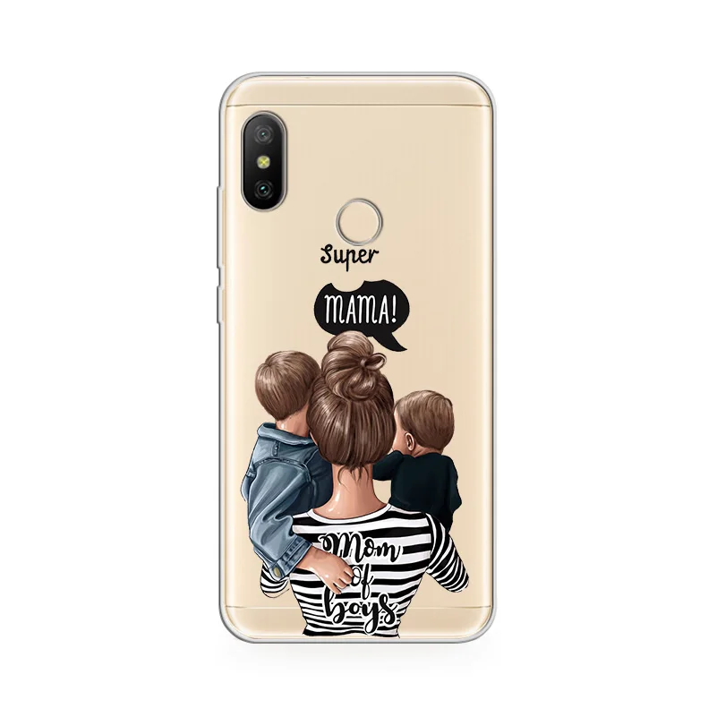Patterned 4 Чехлы ciciber для телефонов Redmi Note 7 8 6 5 4 A 3 X Pro, мягкий чехол из ТПУ для Xiaomi Redmi 6 5 4 3 A X S Plus Pro S2 Super Mom Girls - Цвет: Patterned 4