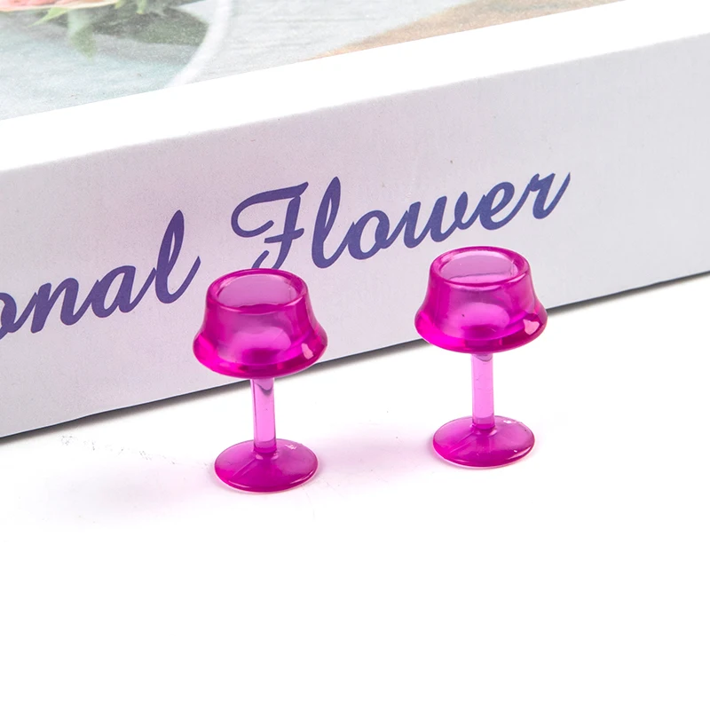 

10 шт. миниатюрный бокал для красного вина, имитация мебели, бокал для вина, для украшения кукольного домика, Миниатюрные аксессуары для куко...