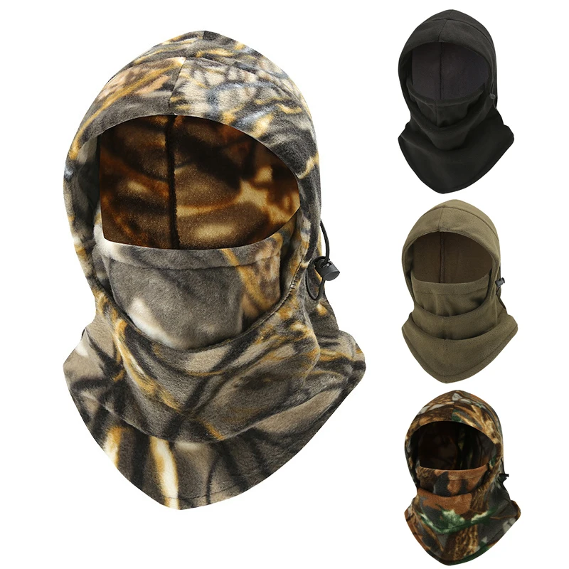 

Outdoor Fleece Sports Hat Fishing Cycling Hunting Military Tactical Balaclava Men Women Warm Windproof Winter Camping Hiking Cap