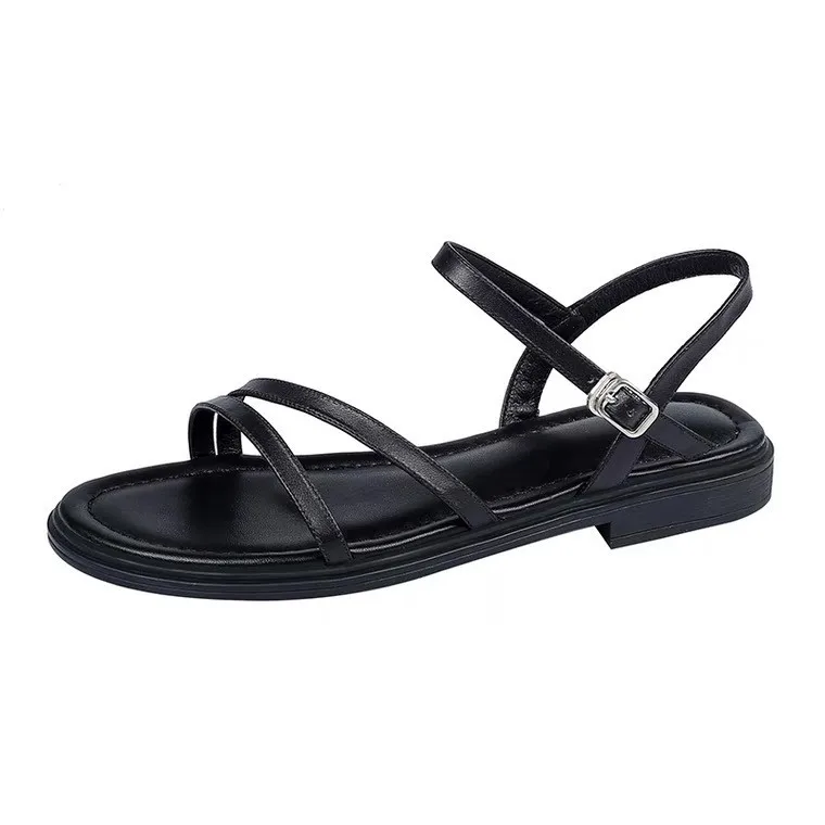 

Summer shoes woman Flat Platform Sandals Women Soft narrow band Sandals Beach Party Ladies Shoes Zapatos Sandals