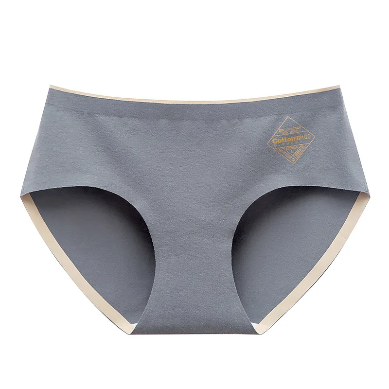 

Women underwear women cotton crotch antibacterial middle waist traceless girl Japanese breathable briefs