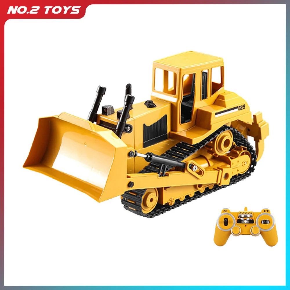 

DOUBLE E Super RC Truck Bulldozer Caterpillar Tractor Model Engineering Cars Excavator 2.4Ghz Radio Controlled Car Toy For Boys