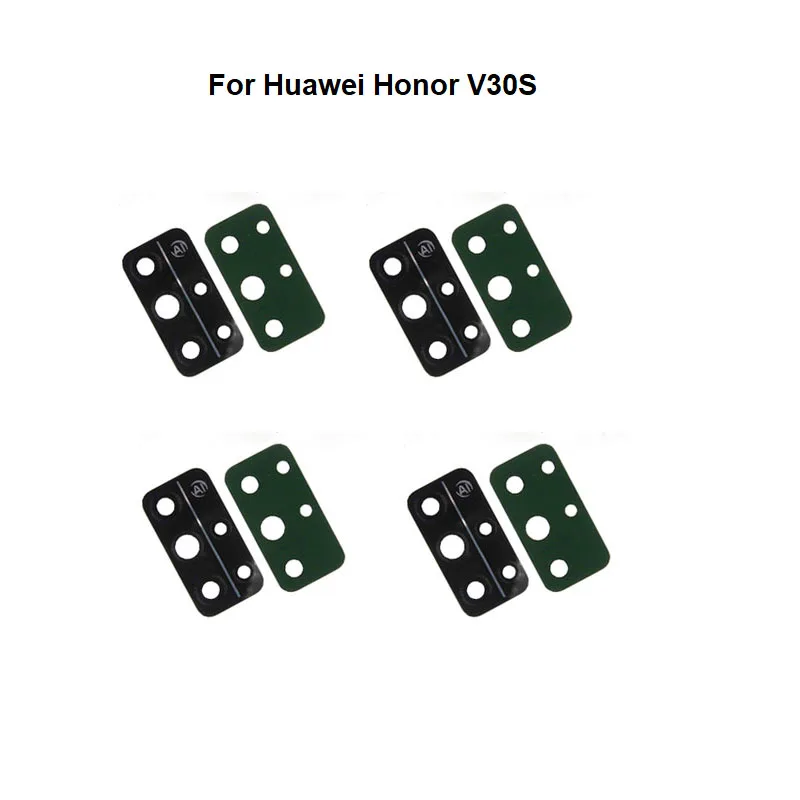 

New Back Camera Glass For Huawei Honor V30S Rear Camera Lens Glass For Housing With Sticker Adhesive Glue High Quality