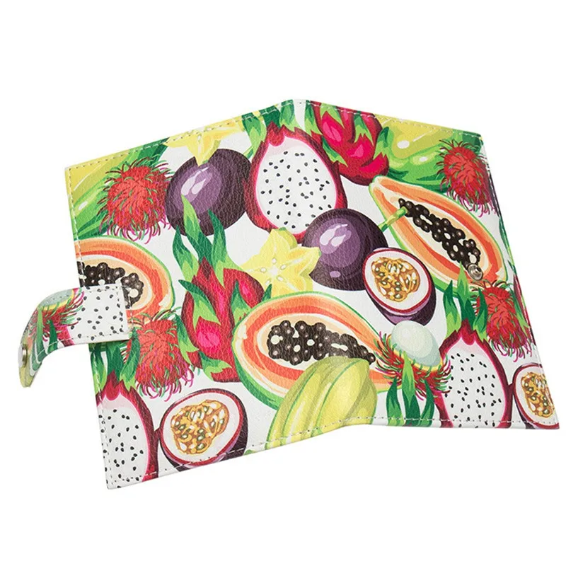 Милая женская Обложка для паспорта с рисунком из мультфильма Кожаная дорожная