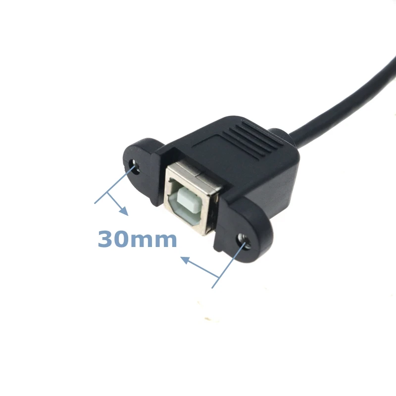 Кабель-удлинитель для передачи данных 0 3 м 1 USB 2.0 тип B штекер-гнездо m/F установка