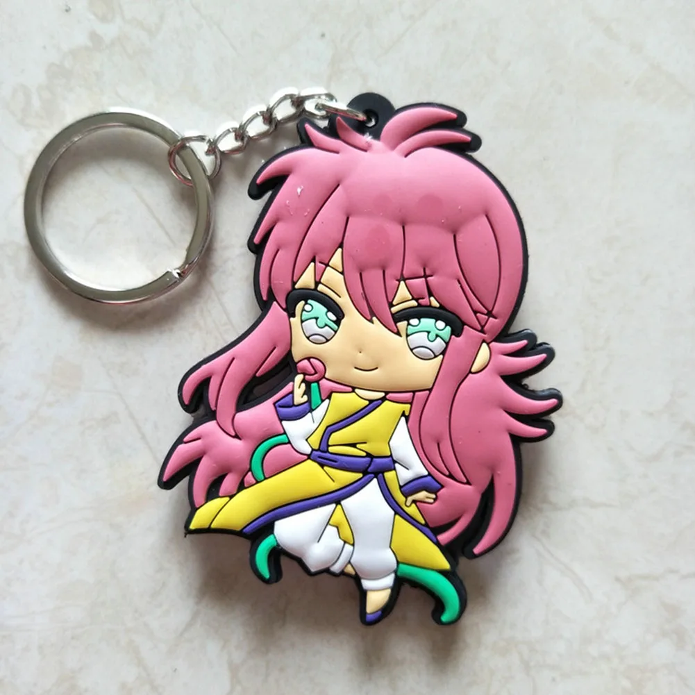 

Anime YuYu Hakusho Rubber Key chain strap Yusuke Urameshi Keychains