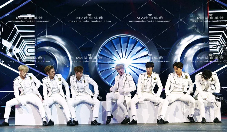 

S-XLNightclub windbreaker male Korean version of the slim jacket male singer performance clothing bar DJ men's host stage cost