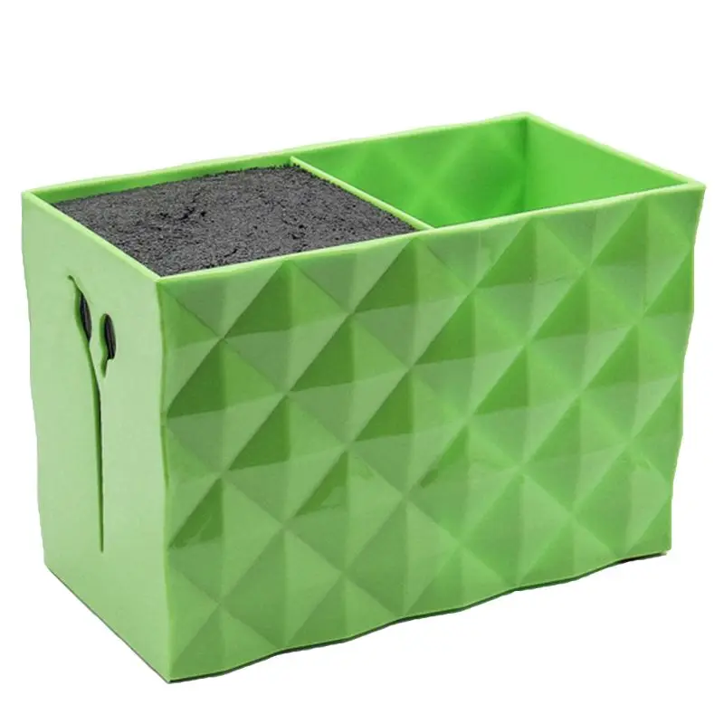 Двухрядное хранилище для ножниц пластиковая практичная коробка стрижки