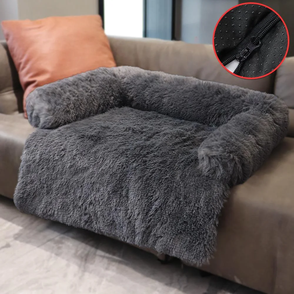 

Plush Material Washable Sofa Right Angle Bed Cushion Winter Warm Deep Sleep Suitable For Large Medium Small Cat And Dog Supplies