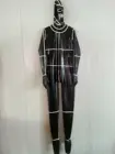 100% латексные резиновые модные боди Gummi, костюмы, маска Ganzanzug Catsuit мм-xxl