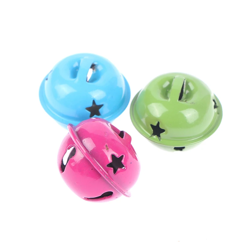 

20pcs Colorful Iron Metal Jingle Bells Christmas Decor Pet Pendant Hanging Christmas Tree Ornaments Key DIY Craft Accessorie