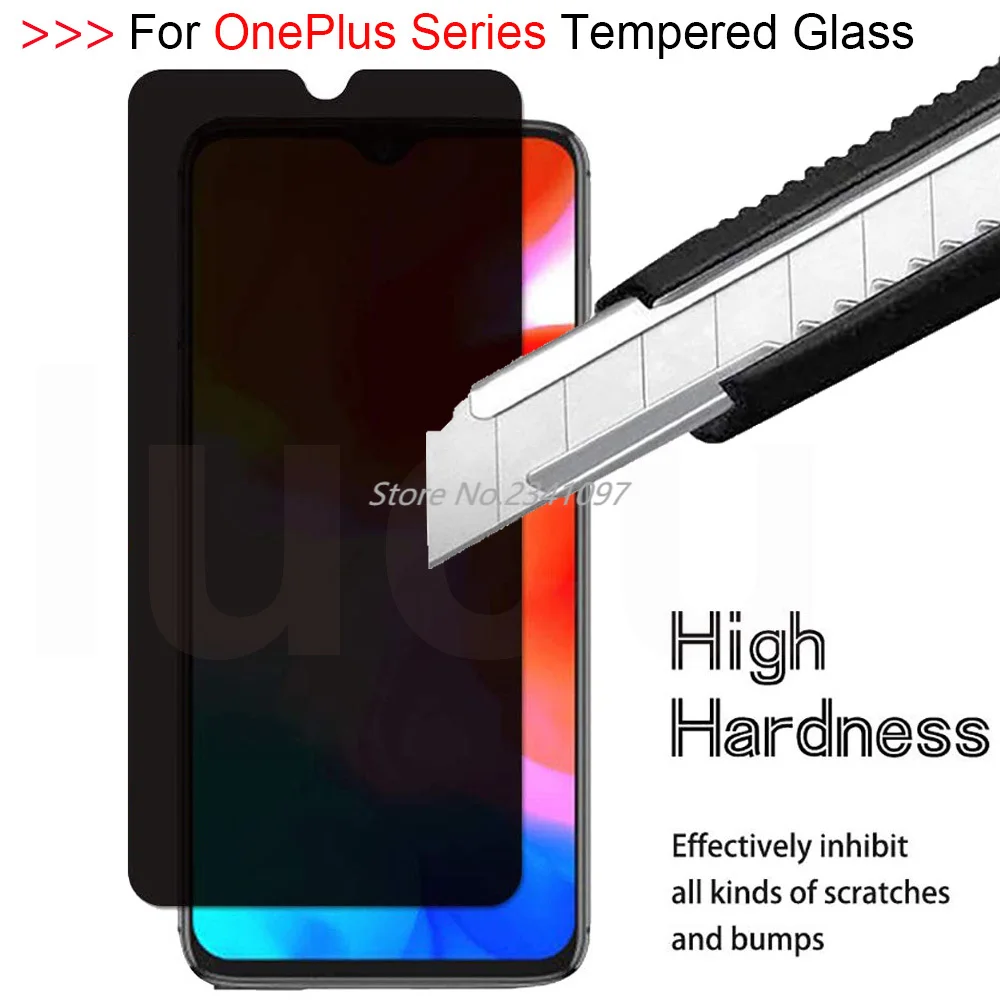 Защитная пленка для экрана OnePlus 3 3t 5 5T 6 6T 7 9H 2.5D с антибликовым покрытием 3T