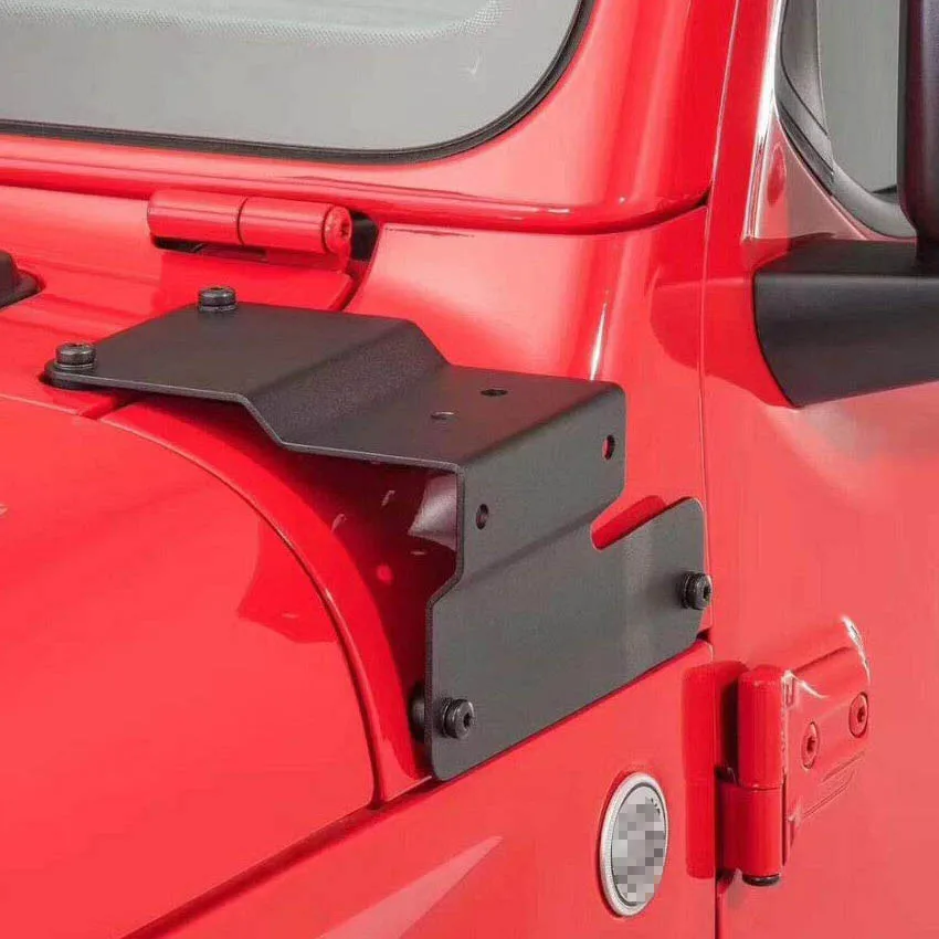 

2PCS Car A-Pillar Driving Light Mount Bracket for Jeep Wrangler JL Bracket Offroad Work Light Lamp Holder Clamp Accessories