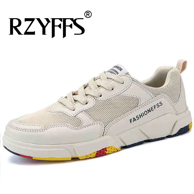 Белые кроссовки на шнуровке для мальчиков спортивная обувь прогулочная из