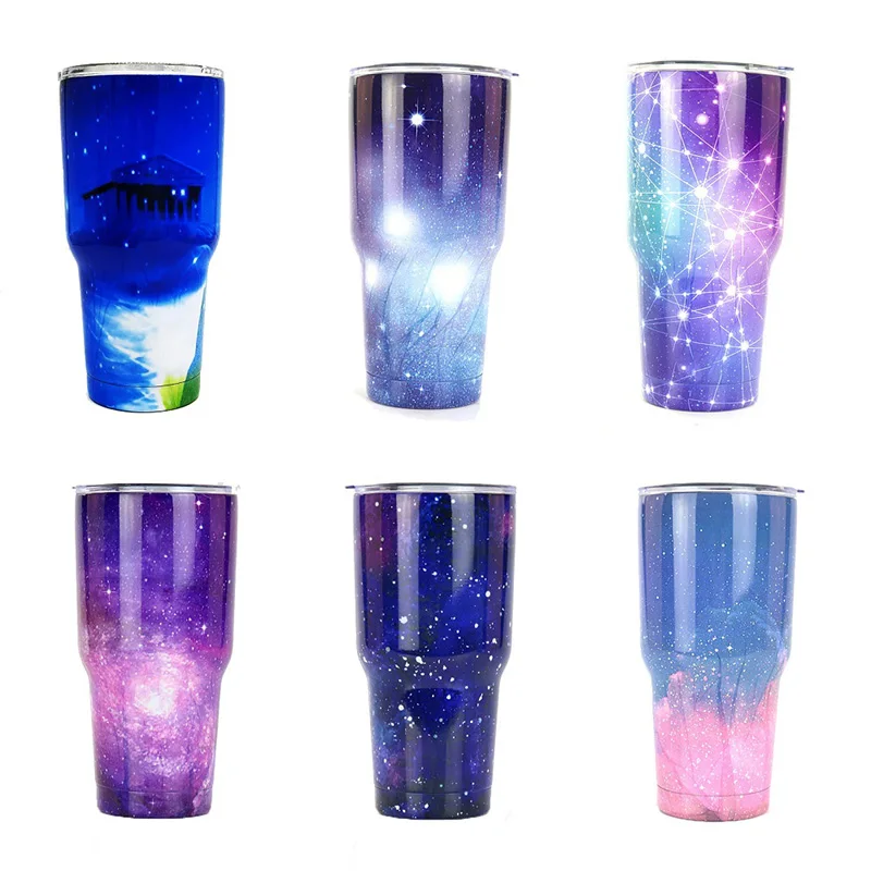 Кружка с изображением звездного неба кружка-колба кувшин из нержавеющей стали