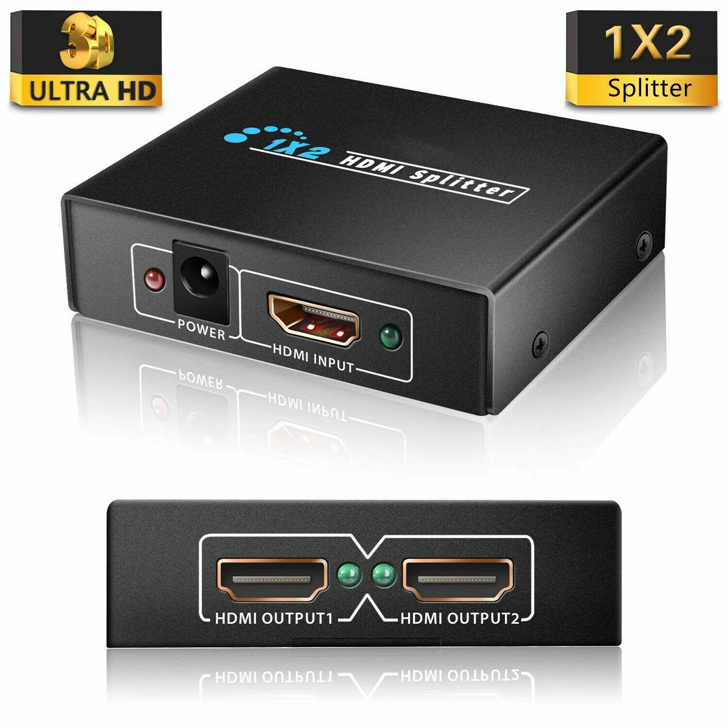 

HDMI splitter 1:2 1080p HDMI 1:2