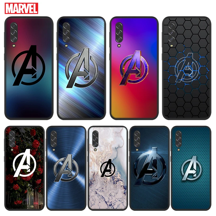 

Marvel Avengers Logo Marble For Samsung Galaxy A90 A80 A70S A60 A50S A40S A30S A20E A10S A2 Core 5G Black Soft Phone Case