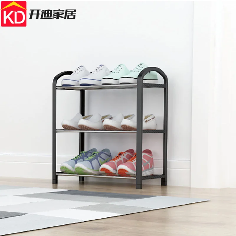 3-layer BLACK Kaidiстеллаж для обувидля хранения обувиобувной стелаж с п ылизащитным чехлом подставка под обувьстелажи для обуви экономия местастелажи для обуви обувной стелаж с пылиза щитным чехлом тканевый шкаф для обуви - Цвет: 3-layer BLACK