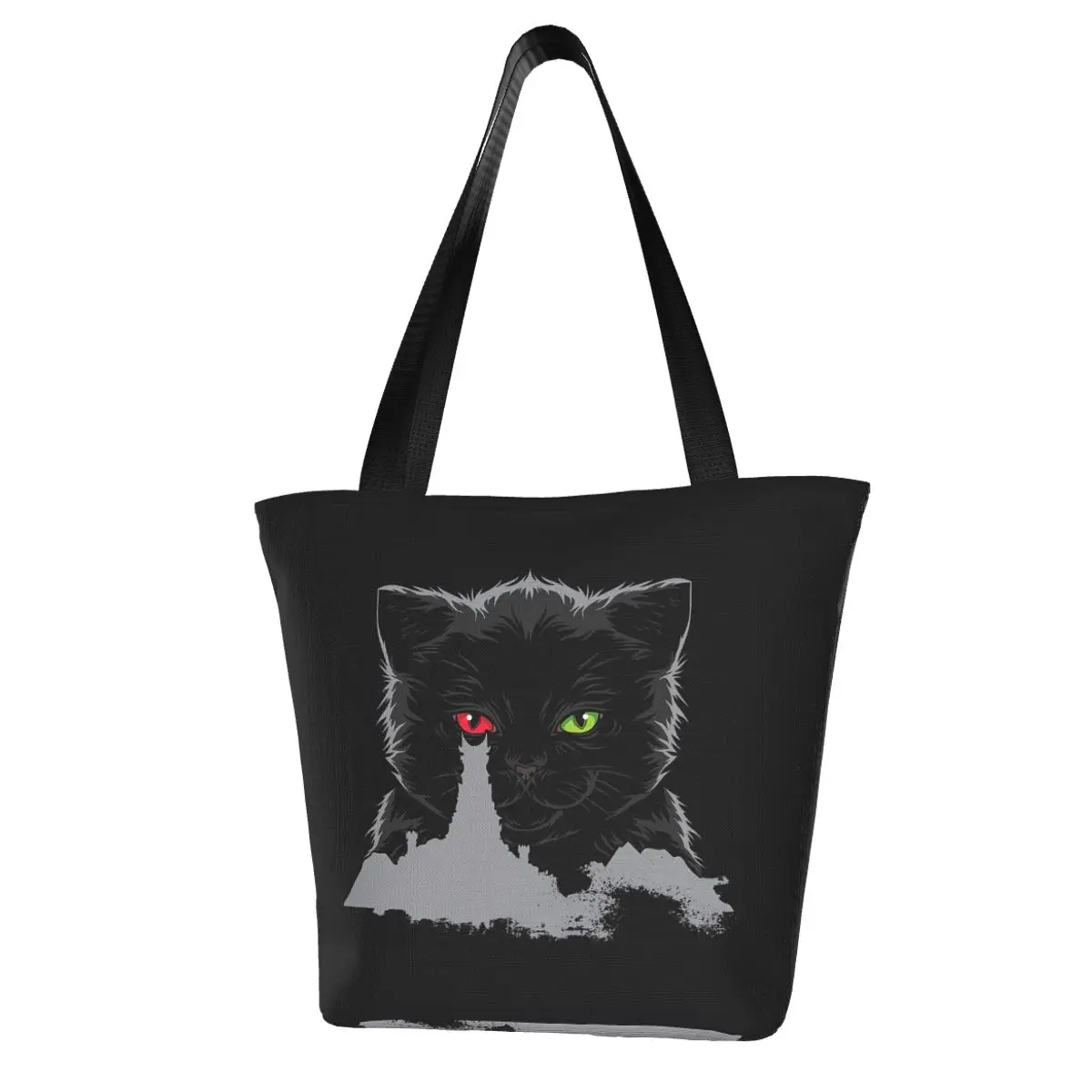 Cat Tower Of Sauron Cats Eyes Kitten Owner Pet Gift Shopping Bag Aesthetic Cloth Outdoor Handbag Female Fashion Bags