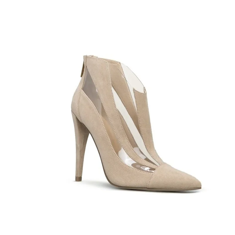 

GOOHOJIO 2020 New Pointed Toe Ankle Pumps Women Classic Fashionable Solid Women Shoes Autumn High Heels Women's Pumps Size 34-48