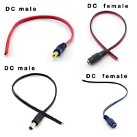 12v dc power supply extension cable connectors male female jack adapter 5 5x2 1mm plug led strip light cctv camera