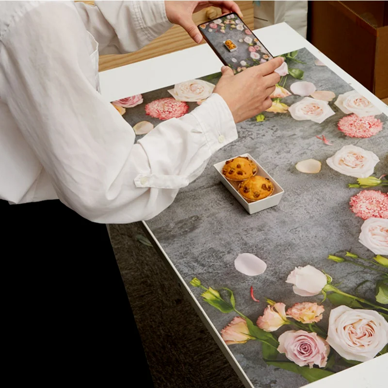 

Double Sided 3D Printing Photography Backdrops Paper Photo Studio Shooting Props Photophones for Photos INS Magazine 57 X 87cm