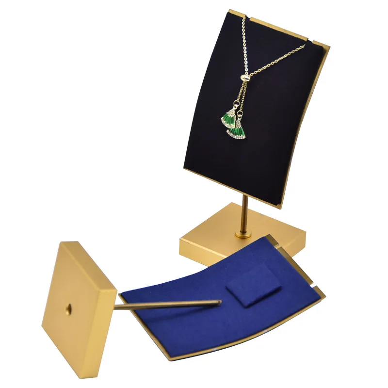 Creative Necklace Shelf Metal Alloy Pendant Jewelry Display Props Storage Counter Display Decoration