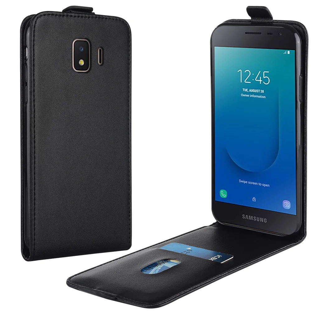 Роскошный кожаный чехол-книжка для Samsung Galaxy J2 Core J260 J260F SM-J260F 5 дюймов чехол