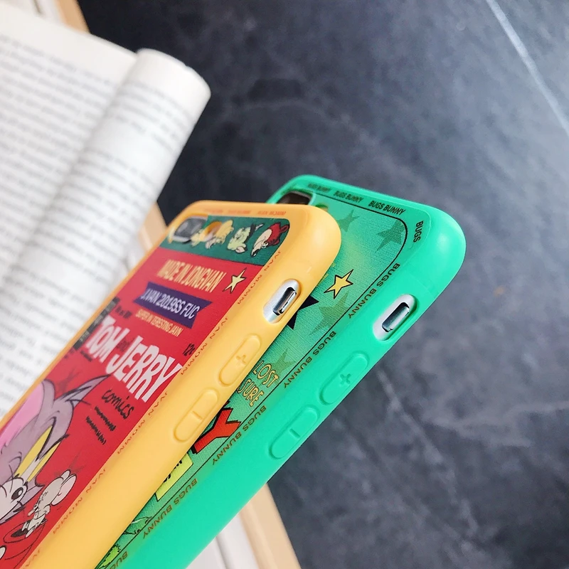 Прекрасный с принтом в виде персонажей из мультфильма для Iphone XS Max чехол кошка и