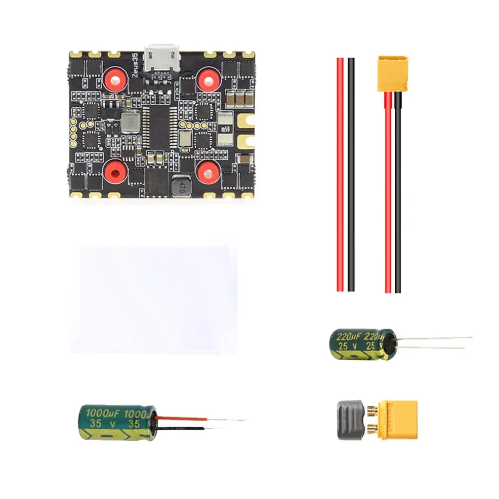 Zeus35 AIO 3 6S F4 Модуль управления полетом 35 А BLS 4 в 1 ESC 20X20 металлический для FPV