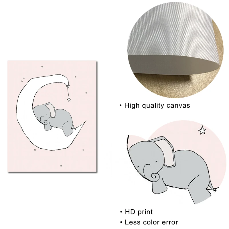 Красивая Картина на холсте для детской комнаты декоративные настенные картины с