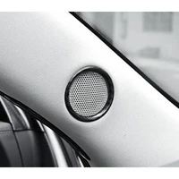 abs carbon fiber for mazda cx 5 2017 2020 accessories car interior a pillar speaker horn ring cover trim car styling 2pcs