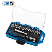 prostormer 23 in 1 mini ratchet bits set sockets repair tool kit multi functional precise screwdriverset sockets extension rod
