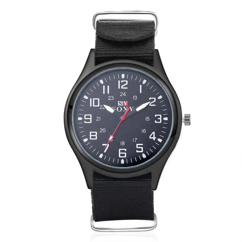

SOXY 2020 Fashion Wrist Watch Luxury Brand Male Quartz Watch Sale Items Boys Designer Military Watches Men Montre Homme