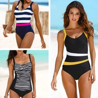seashy new one piece swimsuit plus size swimwear women classic vintage bathing suits beachwear backless slim swim wear m2xl