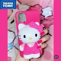 takara tomy hellokitty silicone mobile shell suitable for iphone 78pxxrxsxsmax1112pro12 phone couple case cover
