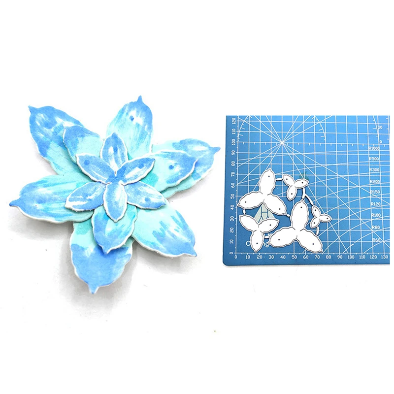 

3D цветы Трафаретный вырубной штамп трафареты скрапбукинга тиснение поделки своими руками Бумага карты