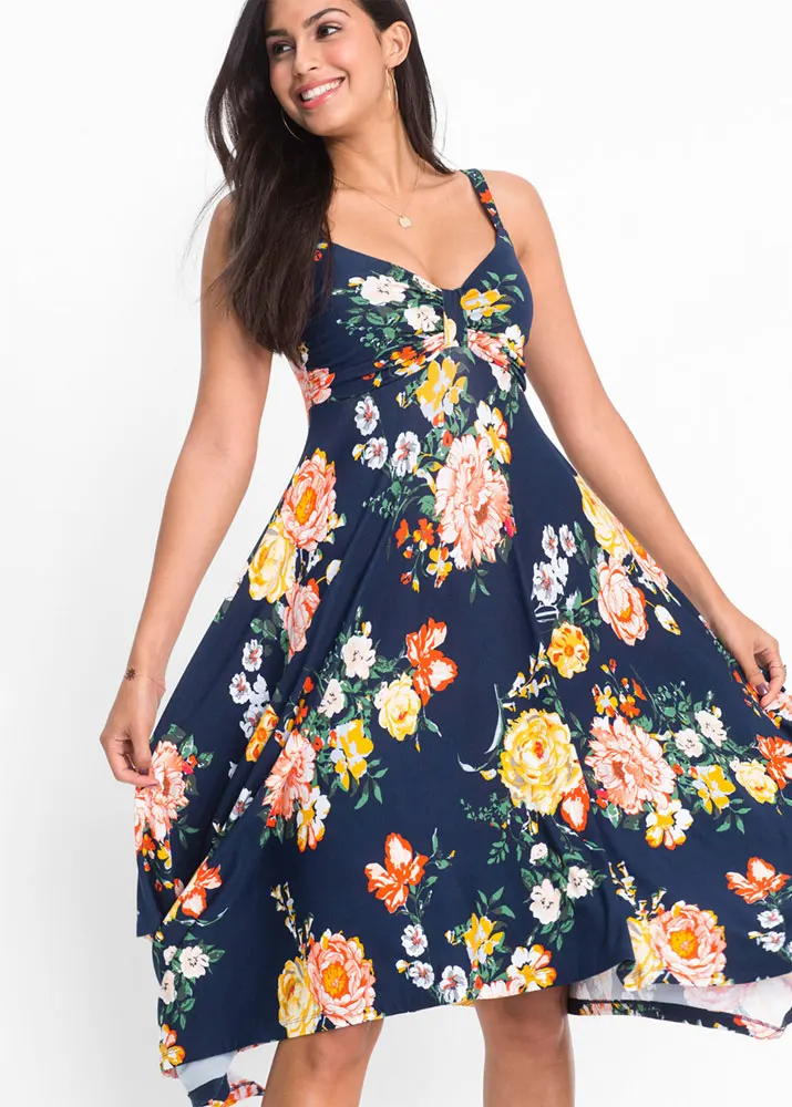 

Женское Сексуальное Платье макси с v-образным вырезом без рукавов с цветочным принтом, женское Повседневное платье, размер 6-14