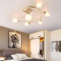 modern spiral design suspension chandelier ceiling glass ball lamp home decor hall childrens bedroom dinging room hanging light