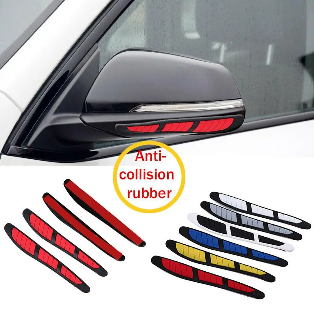 The New Stylish 4Pcs Car Door Edges Rearview Mirror Guard Strip Protector Anti-collision waterproof Sticker adhesive tape | Автомобили и