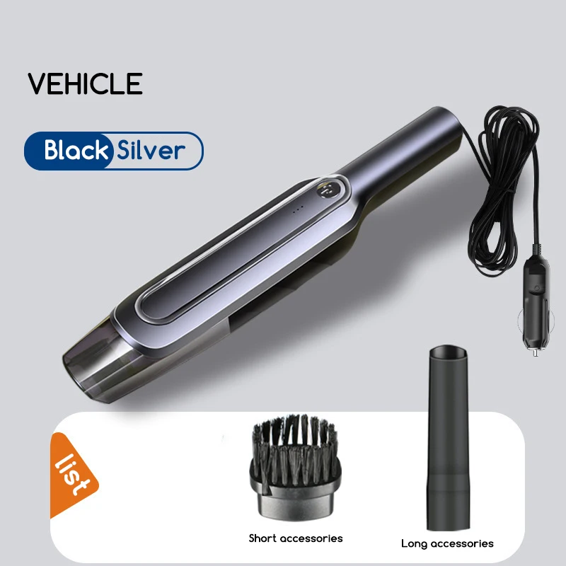 Автомобильный пылесос 6500 ПА беспроводной ручной для рабочего стола очистки