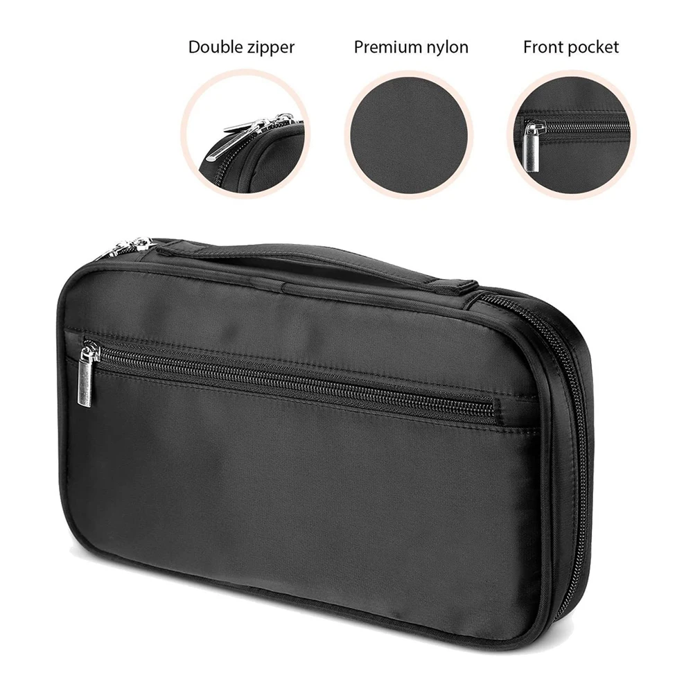 Органайзер для кистей макияжа сумка чехол мини маленькая дорожная косметичка