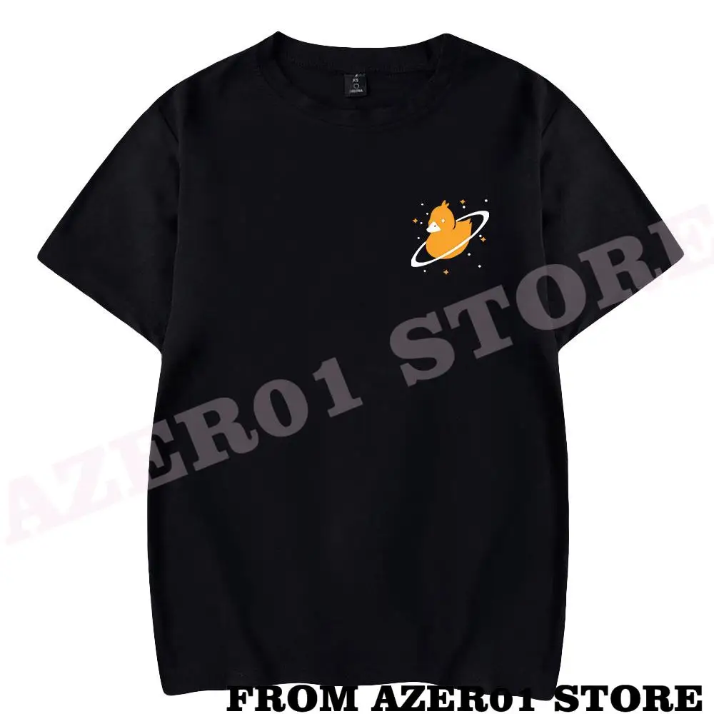 Футболка Quackity для мужчин и женщин лимитированный выпуск с логотипом планеты утки