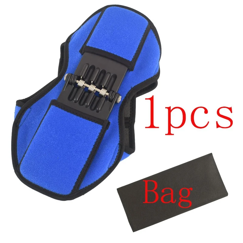Bag Поддерживающие наколенники дышащие Нескользящие подтяжки облегчение боли для колена силовой пружинный стабилизатор силы наколенника для спорта - Цвет: Bag