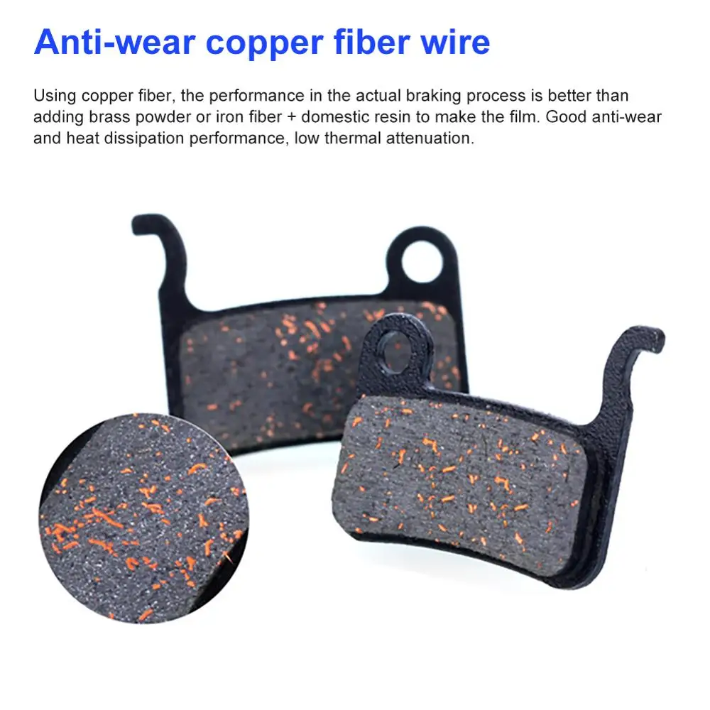 1 пара велосипедных дисковых тормозных колодок с велосипедной пружиной