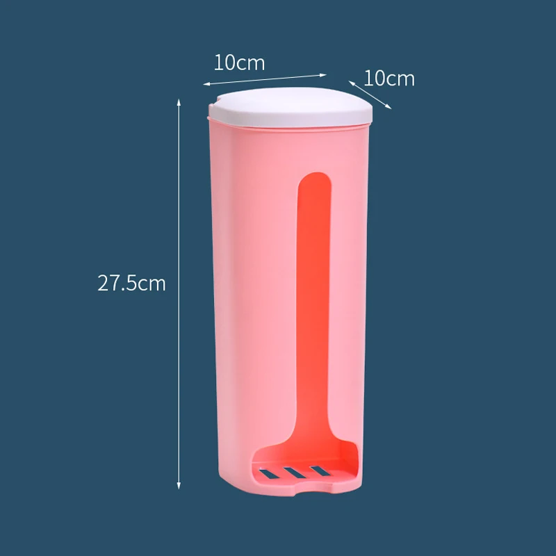 

Wall Mounted Organizador Storage Box Organizer Plastic Bags Holder Bathroom Kitchen Garbage Bag Storage Rack Box Shoe Cover