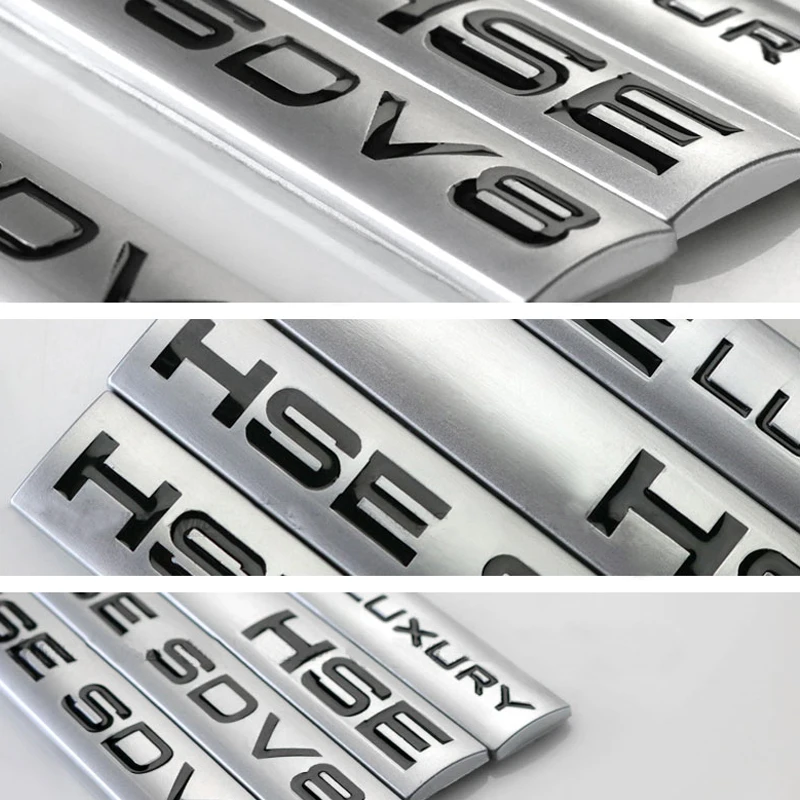 DSYCAR 1 шт. 3D металлический R автомобиль боковое крыло задний багажник эмблема