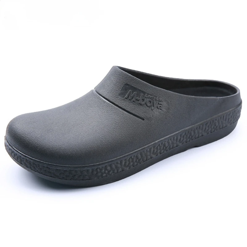 

High Quality EVA Non-slip Waterproof Oil-proof Kitchen Chef Shoes Master Cook Hotel Restaurant Work Shoes Slippers Flat Sandals