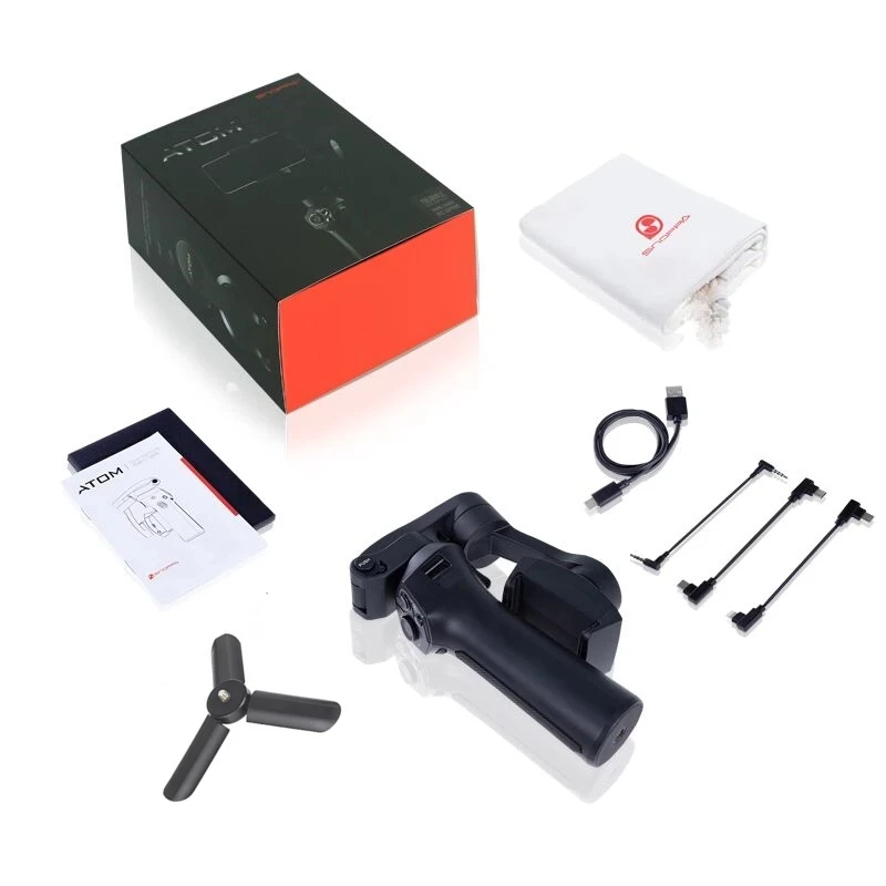 Snoppa Atom Foldable Pocket Sized 3 axis Smartphone Handheld Gimbal Stabilizer for GoPro Smartphones Wireless Charging iPhone12 |